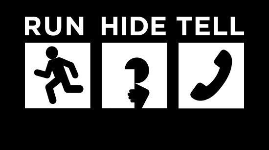 Run. Hide. Tell.